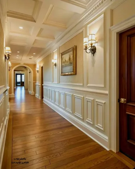 اجرای دیوارکوب، ازاره و درگاهی